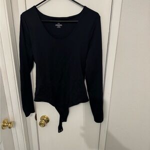 Nuuds Black Bodysuit
